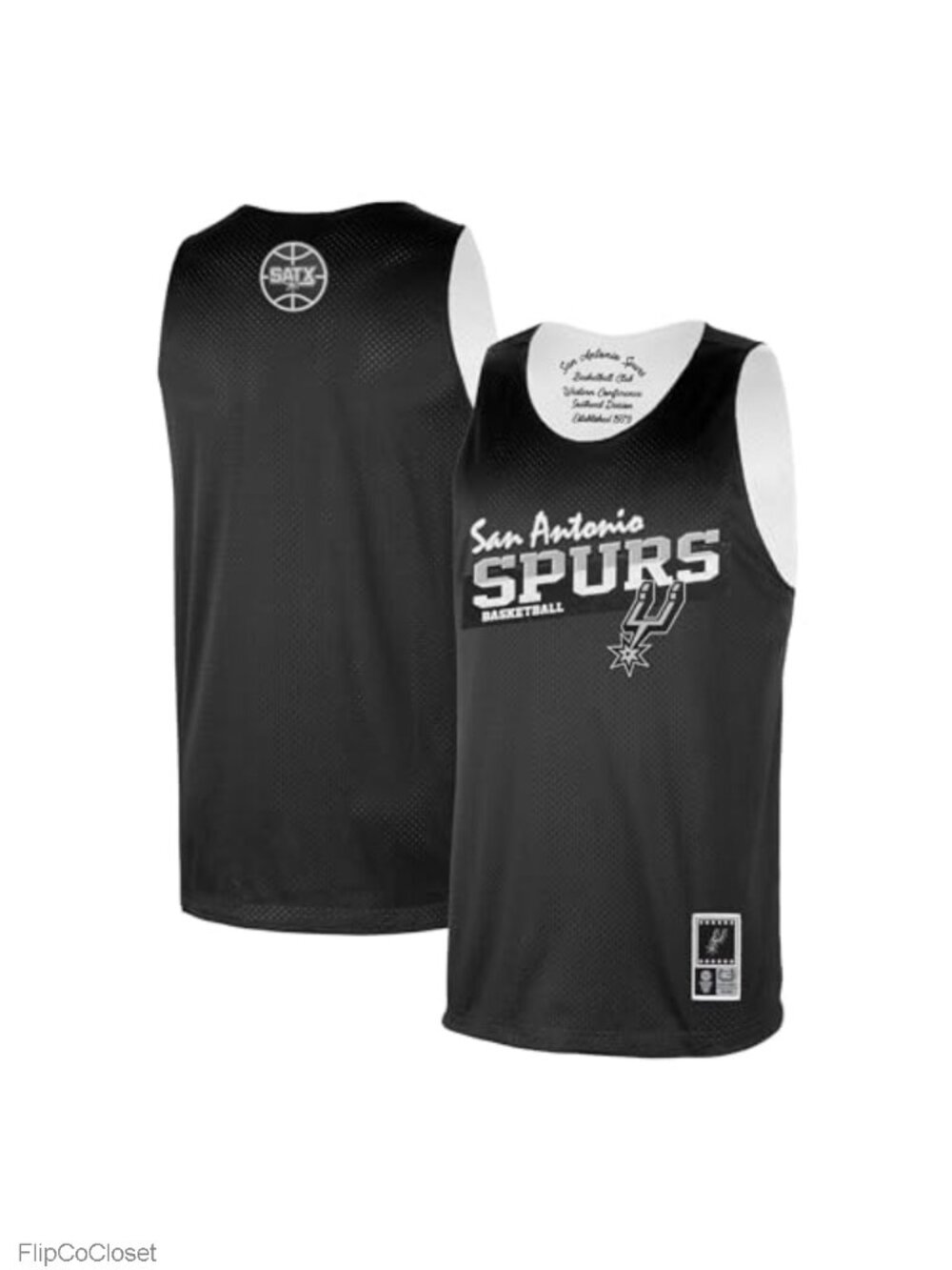NBA Reversible Tank Top Sleeveless Muscle Shirt Polyester Athletic Fit
